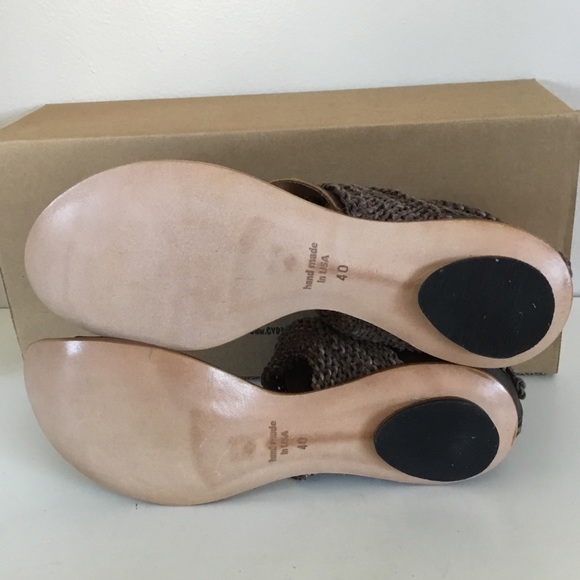 NIB CYDWOQ Turret Sandals 38 (7.5), 39 (8.5) and 40 (9.5) Chocolate - Picture 9 of 12